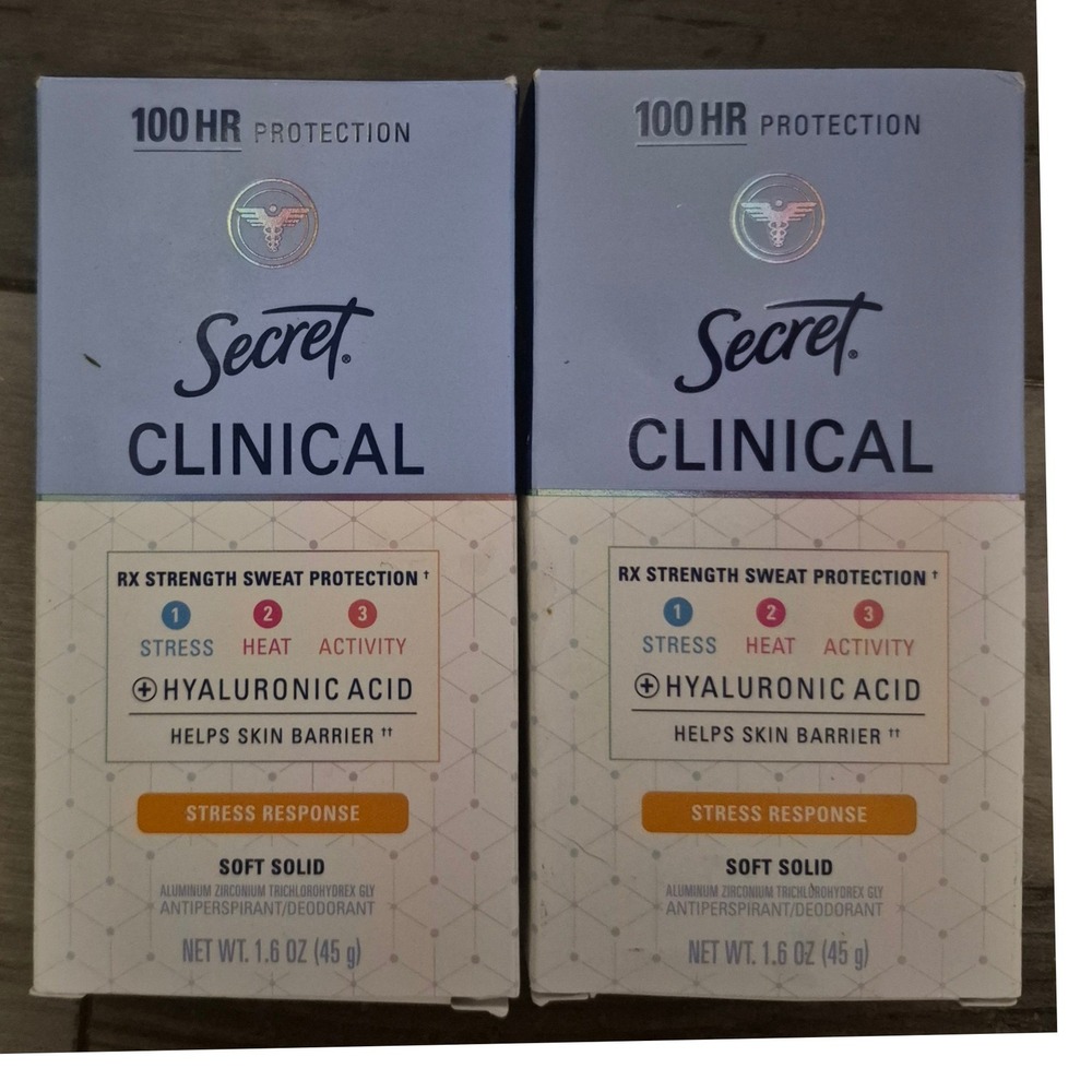 2 Pack Secret Clinical Strength Soft Solid Antiperspirant Deodorant